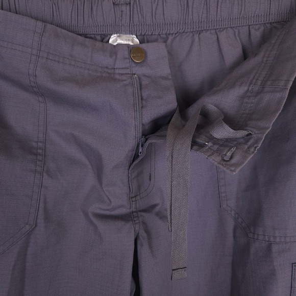 Carhartt Men's XL Ripstop Scrub Pants Cargo Gray C54108 Workwear Medical Uniform - Picture 3 of 10
